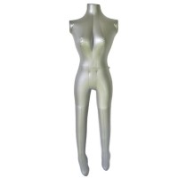 PVC inflatable body mannequin window clothing display for female models