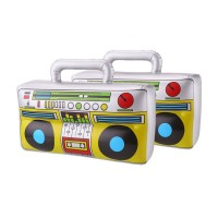 16 inch Inflatable Boombox Toy for 80's 90's Themed Party,Adults Costume Accessories and Hip Hop Party