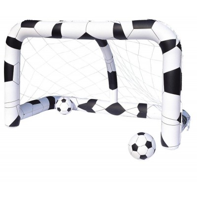 Inflatable Soccer Goal with Ball Toys for Kids Summer Swimming Water Sports Game Toy Inflatable Blow Up Ball