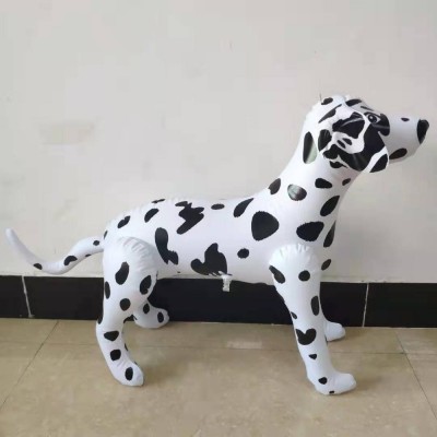 Cheap Inflatable Spotty Dog Model Toy For Kids PVC Pet Dog Mannequin For Display